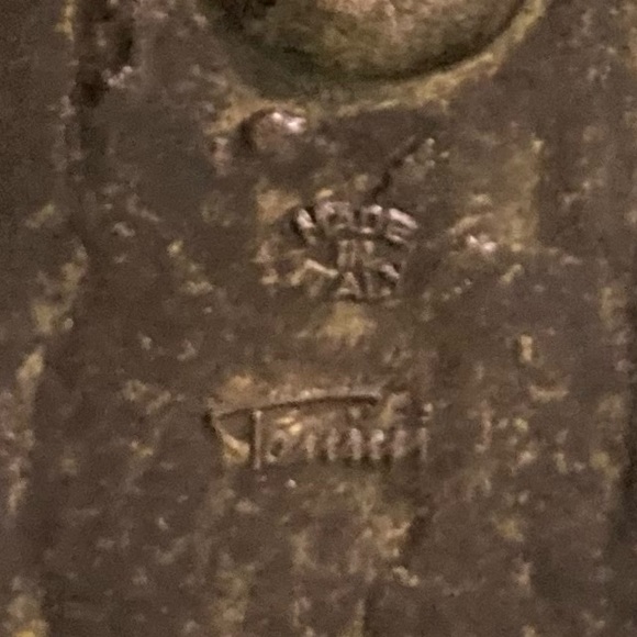 ☘️RARE! Tommi Parzinger Signed Antique Bronze Cherub Wall Sconces - Picture 5 of 5